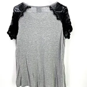 Harley Davidson Loose T-shirt Lace Sleeves Blingy Eagle thumbnail 2