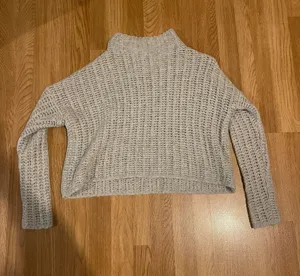 Aerie Light Grey Sweater thumbnail 2