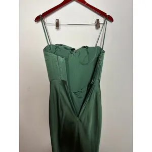House Of CB Charmaine Corset Maxi Dress in Forest Green XS thumbnail 8