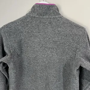 Patagonia Women's XXS Synchilla Lightweight‎ Snap-T Fleece Pullover Gray Cozy thumbnail 6
