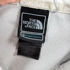 Y2k The North Face Flight Series White Grey Full Zip Windbreaker Jacket Womens M thumbnail 7