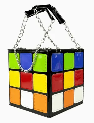 Rubik’s Cube Purse Handbag Multiple thumbnail 1