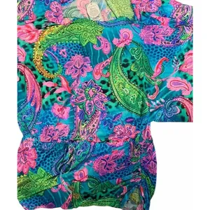 New Luli Fama SEAGLASS FANTASY South Beach Dress Multicolor Coverup Vibrant thumbnail 6