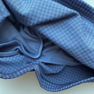 Aerie NWT Offline Recharge Least Support Sports Bra Blue Houndstooth Size Medium thumbnail 9