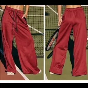 Free People Movement Fineline Wide Leg Relaxed Track Pant. Size Small thumbnail 3