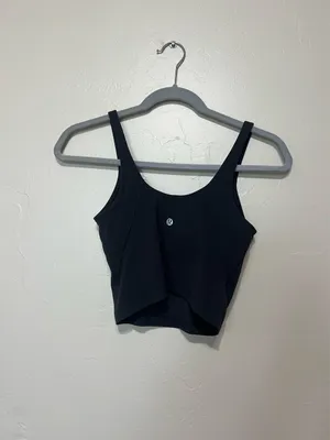 Black Lululemon Align Tank 4 Crop thumbnail 2