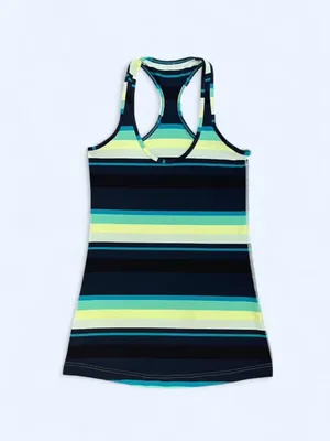 Lululemon Cool Racerback tank top Striped yoga Pilates activewear gym training 2 thumbnail 3