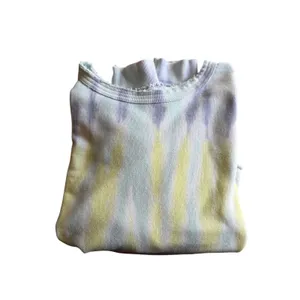 Z Supply Pastel Tie Dye Cropped Sweatshirt Medium Oversized 100% Cotton thumbnail 10