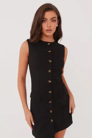 Peppermayo Castello Fiore Linen Mini Dress thumbnail 1