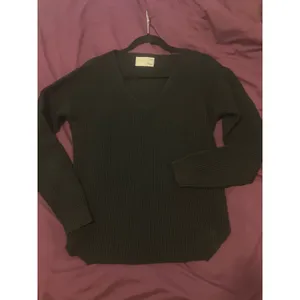 Wilfred ARITZIA Wolter Sweater Black Merino Wool Size Small S TOUCHABLE TEXTURE thumbnail 5