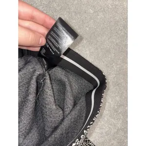 Anthropologie By The Essential Crop Flare Pants Womens Xs Black Animal Print thumbnail 6
