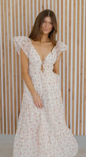 Maxi Dress Floral Multi thumbnail 1