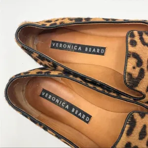 Veronica Beard Griffin Flat Loafers in Leopard Size 36.5 Leather Cowhide thumbnail 3