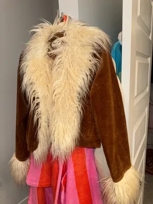 Show Me Your Mumu Pennylane Cropped Brown Coat thumbnail 1