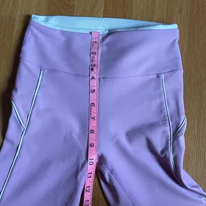 WILO Active Women’s Matching Sports Bra & High Waist Leggings Set Pink White Trim Size S thumbnail 9