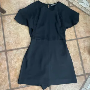 Zara Elegant Black Mini Dress thumbnail 1