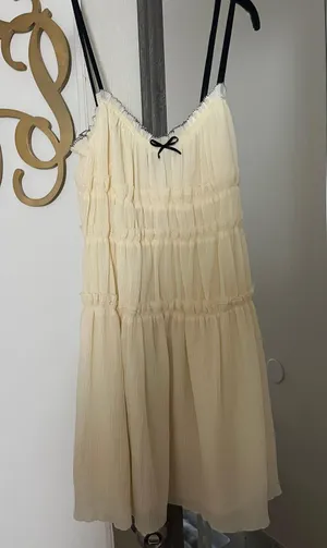 Zara White Mini Dress thumbnail 1