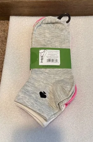 Kate Spade quarter socks 3 pairs one‎ size NWT thumbnail 2