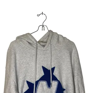 Aelfric Eden Womens Hoddie Blue Star "N" Patch Streetwear Pullover Graphic Medium thumbnail 2