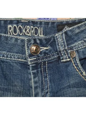 Rock Roll Cowgirl Bootcut Riding Western Jeans Womens 29x34 Embroidered Denim thumbnail 4