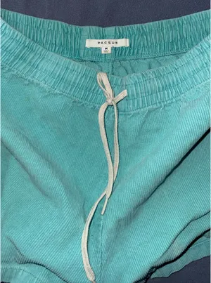 Teal Corduroy PacSun Shorts thumbnail 5