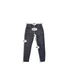 L.L.Bean BeanFlex Skinny Jeans Favorite Fit Dark Charcoal Wash 10P Cabincore thumbnail 4
