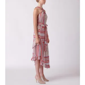 Derek Lam 10 Crosby Dasha Halter Size‎ 4 Red thumbnail 6