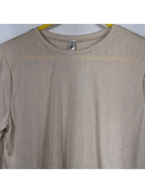 Kimberly C Sand Layered Hi-Low Top S NWT thumbnail 2