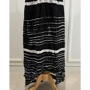 Anthropologie Lilka Mixed Media Maxi Dress‎ Polka Dot Stripe Boho Artsy Hippie thumbnail 3