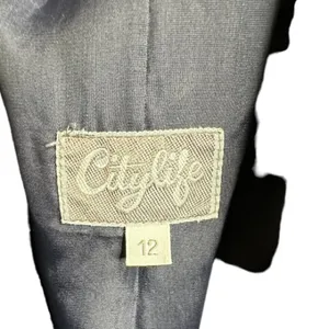 Vintage CityLife‎ Wool Full Length Coat Size 12 thumbnail 6