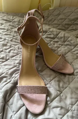Madden Girl Purple Rhinestone Heels 10 thumbnail 1