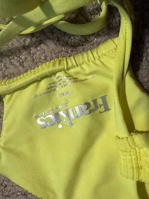 Frankie’s Bikinis Willa ribbed bikini set neon yellow thumbnail 5
