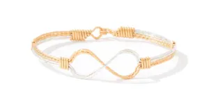 Ronaldo Jewelry Infinity Bracelet Gold thumbnail 3