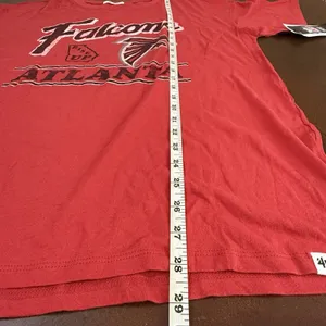 Atlanta Falcons Oversized relaxed Racer Red T-Shirt Women's Medium 47 Brand thumbnail 6