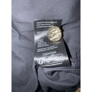 Anthropologie Black Pleated Mini Skirt Gold Buttons Size XL thumbnail 7
