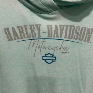 Harley-Davidson Women's Light Green Hoodie Large thumbnail 2