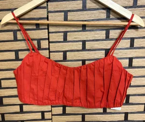 Abercrombie & Fitch Orange Crop Tank Top Size Medium‎ thumbnail 1