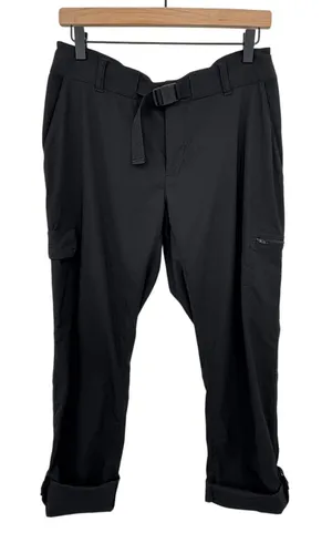 The North Face nylon pants women's 6 cargo zip pockets belted adjustable hiking thumbnail 1