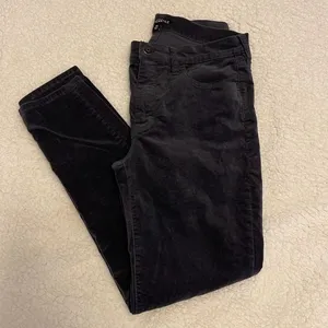 J.Crew‎ Mercantile Women’s Skinny Pants Velvet 5 Pocket Mid Rise Gray Size 29 thumbnail 8