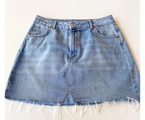 Topshop MOTO Denim Mini Skirt thumbnail 4