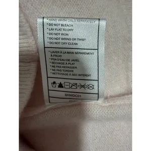 Quince‎ Mongolian Cashmere Crewneck Sweater Light Pink Women's Size Small thumbnail 10