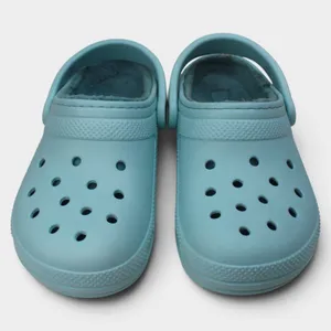 Crocs Classic Lined Clog Aqua Blue M4 W6 thumbnail 4