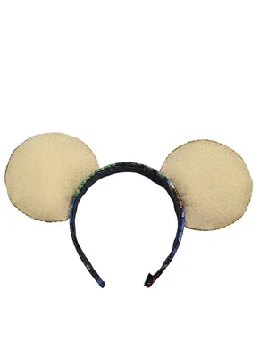 Beauty & The Beast Stained Glass Disney Mickey Mouse Ear Headband thumbnail 3
