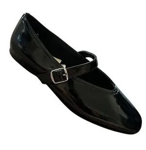 NWT A New Day Black Patent Mary Jane Flats Size 11 thumbnail 1