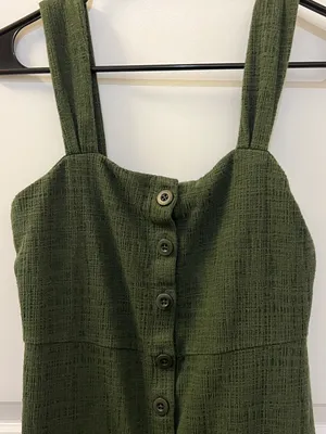 Madewell Green Dress in Size XXS thumbnail 5