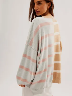 Free People Uptown Stripe Pullover thumbnail 2
