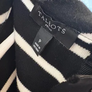 Talbots Petite Black and White Striped‎ Sleeveless Sheath Dress Career Size P thumbnail 7
