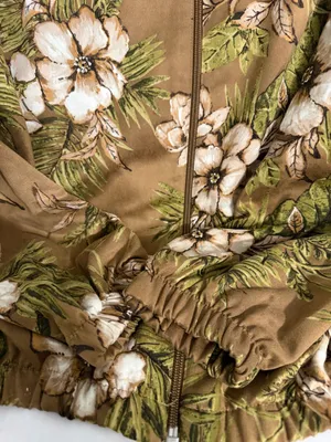 Bonworth Ladies Floral Print Lightweight Zip Up Jacket thumbnail 2