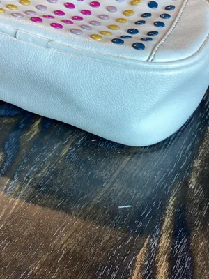 Fossil White Crossbody with Multicolor Studs thumbnail 5