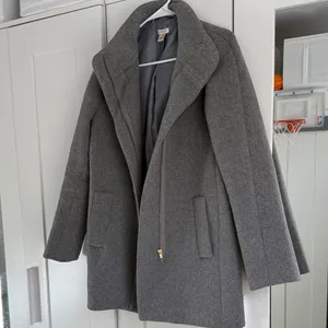JCrew Charcoal Pea Coat thumbnail 4